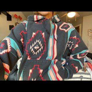 Champion aztec hoodie